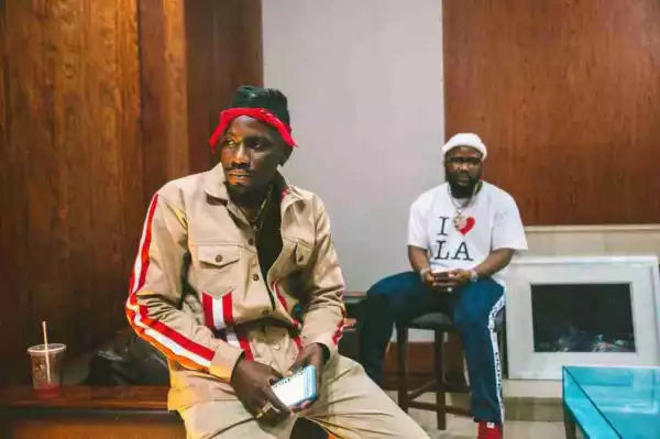 Something Cooking? Rappers, YCEE, Cassper Nyovest Spotted In The Studio Together (Photos)